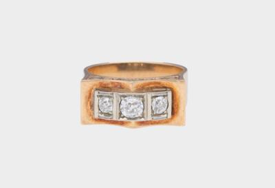 Altschliffbrillant Ring zus. ca. 0,55 ct - Klenoty