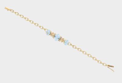 Aquamarin Armband zus. ca. 5,60 ct - Schmuck