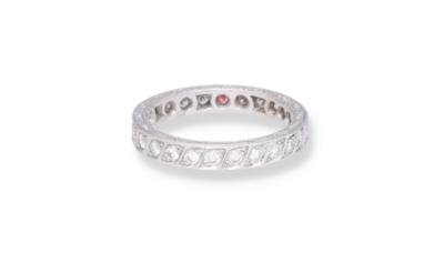 Brillant Memoryring zus. ca. 0,90 ct - Schmuck