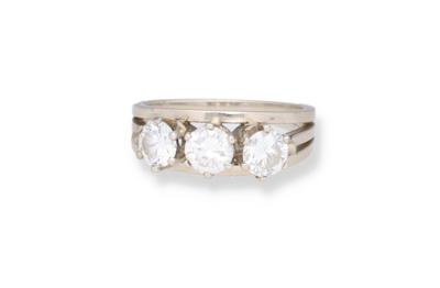 Brillant Ring zus. ca. 1,50 ct - Klenoty