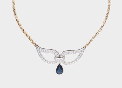 Brillant Saphir Collier - Gioielli