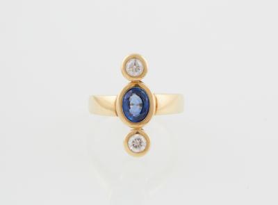 Brillant Saphir Ring - Schmuck