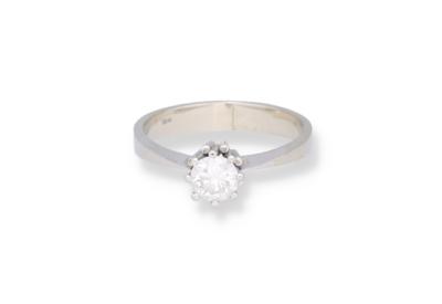 Brillant Solitärring ca. 0,52 ct - Schmuck