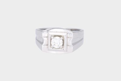 Brillant Solitärring ca. 0,53 ct - Schmuck