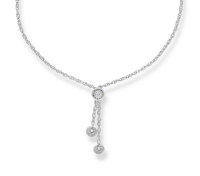 Brillantcollier zus. ca.0,40 ct - Gioielli