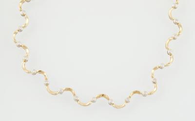 Brillantcollier zus. ca 0,65 ct - Klenoty