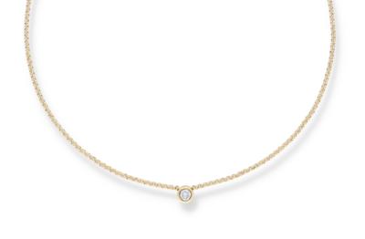 Brillantsolitär Collier ca. 0,15 ct - Gioielli