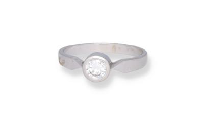 Brillantsolitär Ring ca. 0,34 ct - Schmuck