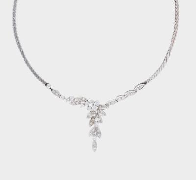 Diamantcollier zus. ca. 1,20 ct - Schmuck