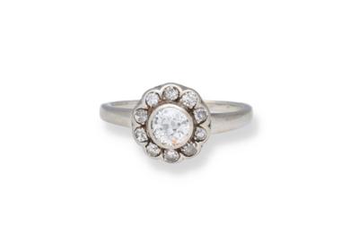 Diamantring zus. ca. 0,70 ct - Schmuck