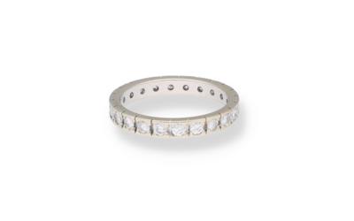 Brillant Memoryring zus. ca. 0,88 ct - Klenoty