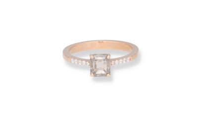 Brillantring mit behandeltem Diamant ca. 1,26 ct - Schmuck