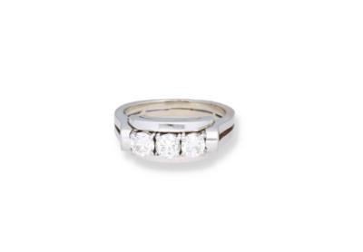 Brillantring zus. ca. 0,80 ct - Schmuck