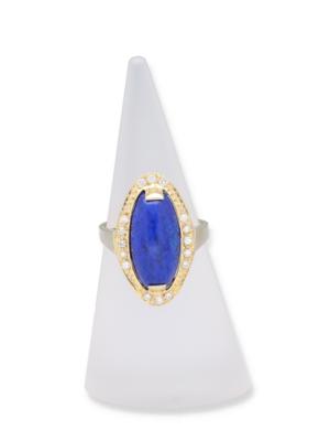 Diamant Lapislazuli Ring - Jewellery