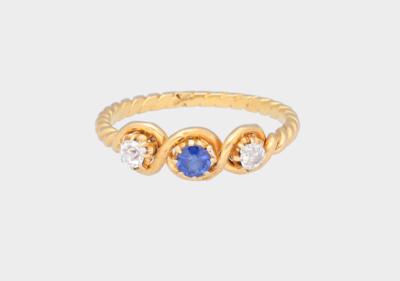 Altschliffdiamant Ring zus. ca. 0,15 ct - Gioielli