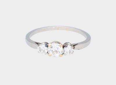 Altschliffdiamant Ring zus. ca. 0,60 ct - Klenoty