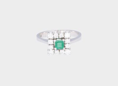 Brillant Smaragdring - Jewellery