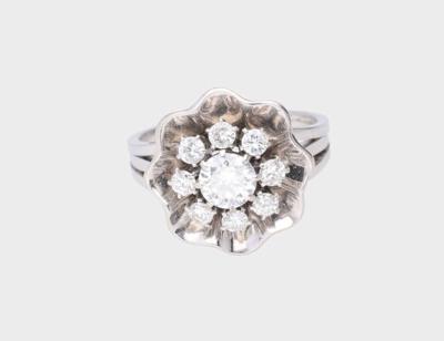 Brillantring zus. ca. 1 ct - Gioielli