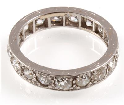 Diamantmemoryring zus. ca. 2 ct - Schmuck