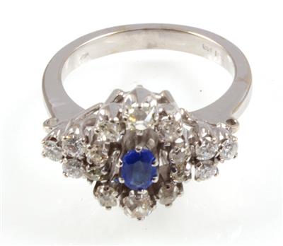 Diamantdamenring zus. ca. 0,65 ct - Jewellery