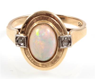 Opal Diamantring - Klenoty
