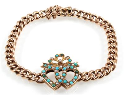 Türkis Halbperlenarmkette - Jewellery