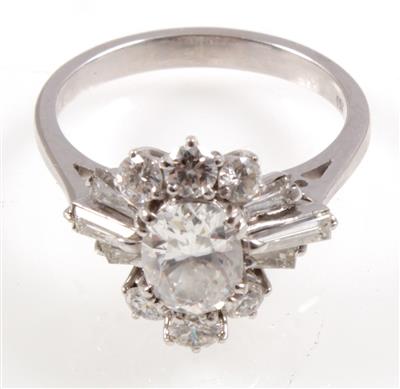 Diamantring zus. ca. 1,10 ct - Gioielli