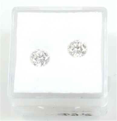 2 lose Brillanten zus.1,26 ct - Klenoty