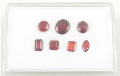 7 lose Granate zus. 20,80 ct - Jewellery