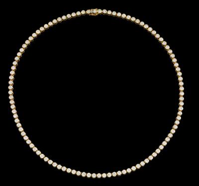 Brillantcollier ca. 10,0 ct - Diamanten, Farb- und Edelsteine