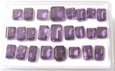 Lot aus losen Amethysten zus. 93,59 ct - Gioielli