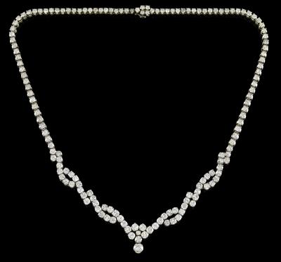 Brillantcollier zus. ca. 15 ct - Gioielli