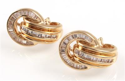 Diamantohrclips zus. ca. 1,70 ct - Jewellery