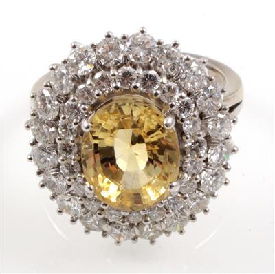 Brillantdamenring zus. ca. 2,70 ct - Klenoty