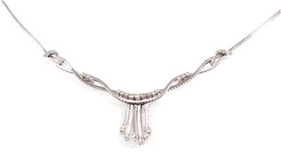 Diamantcollier zus. ca. 1,20 ct - Gioielli