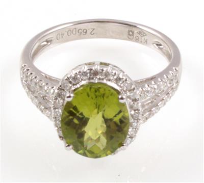 Brillant Peridotring - Schmuck