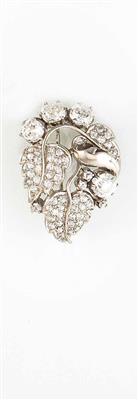 Diamantbrosche zus. ca. 5,70 ct - Jewellery