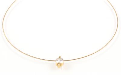 Brillantsolitärcollier ca. 1 ct - Klenoty