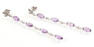 Amethystohrgehänge zus.8,80 ct - Jewellery