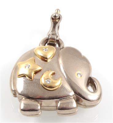 Brillantanhänger "Elefant" - Schmuck