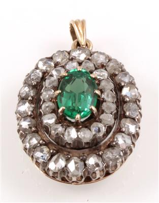 Diamantanhänger zus. ca. 0,60 ct - Jewellery
