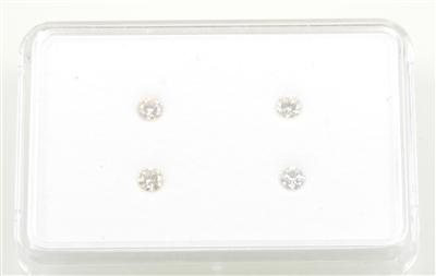 4 lose Brillanten zus. 0,75 ct - Diamanten, Farb- und Edelsteine