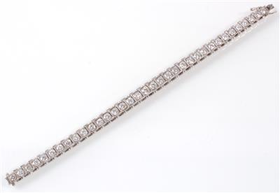 Brillant-Riviere-Armband zus. ca. 6,60 ct - Klenoty