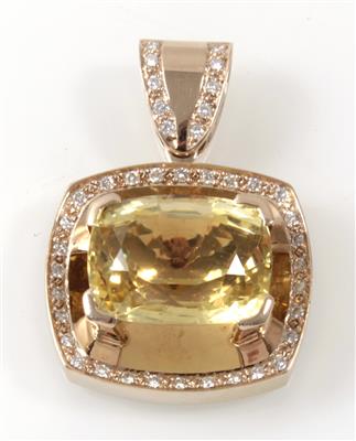 Brillantanhänger zus. ca. 0,80 ct - Klenoty