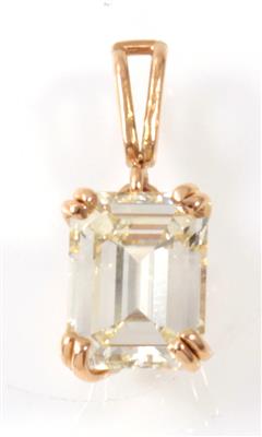 Diamantanhänger ca. 4,1 ct - Diamanten, Farb- und Edelsteine