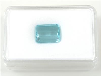 Loser Aquamarin 9,80 ct - Diamanten, Farb- und Edelsteine