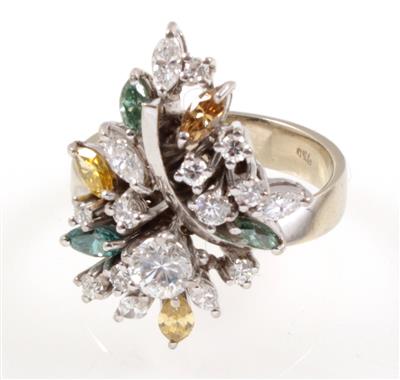 Diamantdamenring zus. ca. 1,20 ct - Klenoty