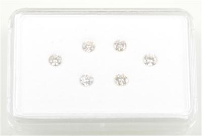 6 lose Brillanten zus. 1,50 ct - Gioielli