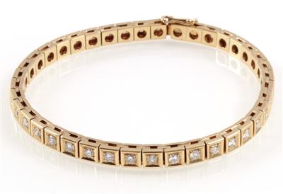 Brillantarmband zus. ca. 2 ct - Schmuck Summersale