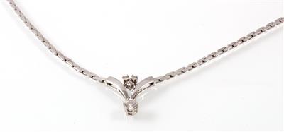 Brillantcollier zus. ca. 0,50 ct - Schmuck Summersale